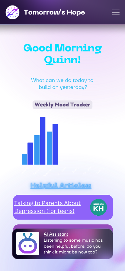 Weekly Mood Tracker